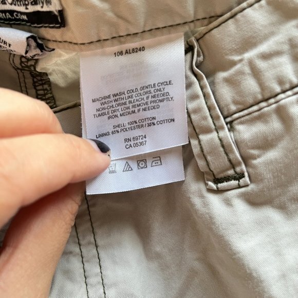 COLUMBIA CARGO PANTS ANKLE CAPRI WOMENS SIZE 6 POCKETS HIKING ATHLETIC - Picture 10 of 10